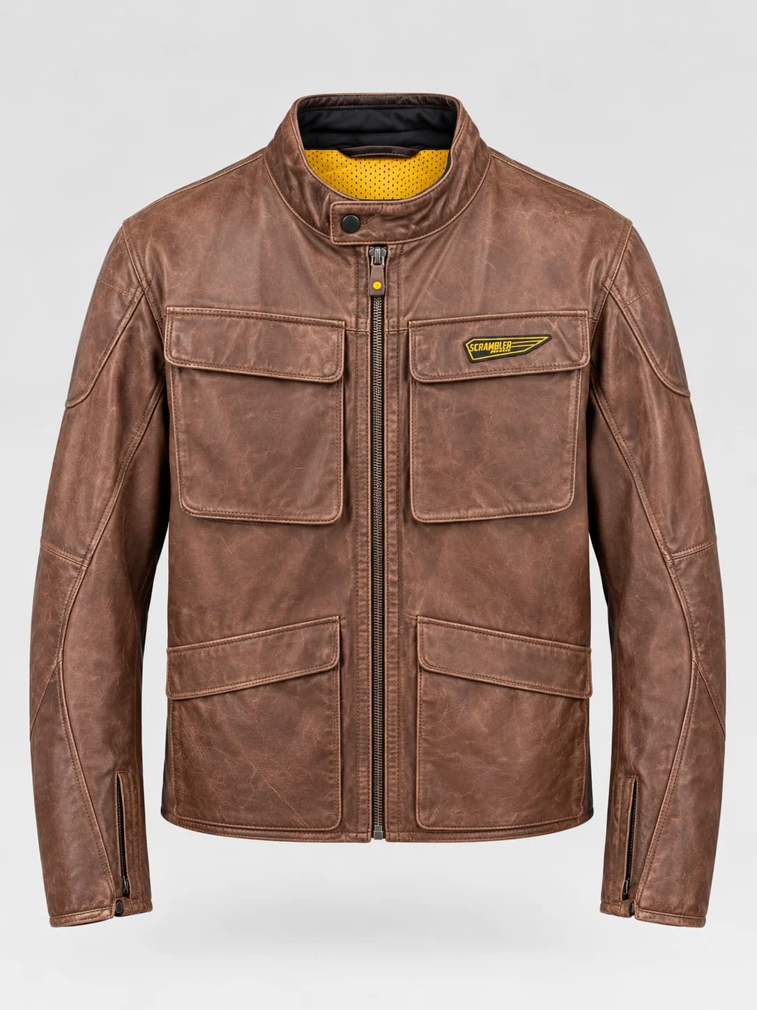 Campera de Cuero Scrambler