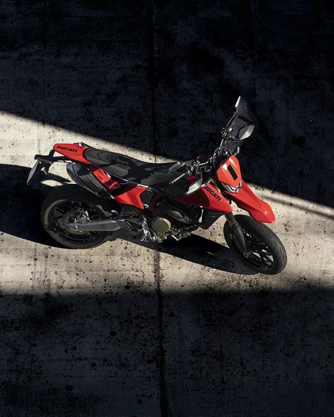 Hypermotard 698 Mono — Vista cenital