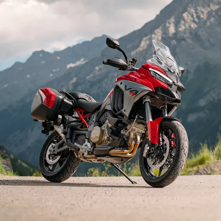 Multistrada V4 — Lista para viajar