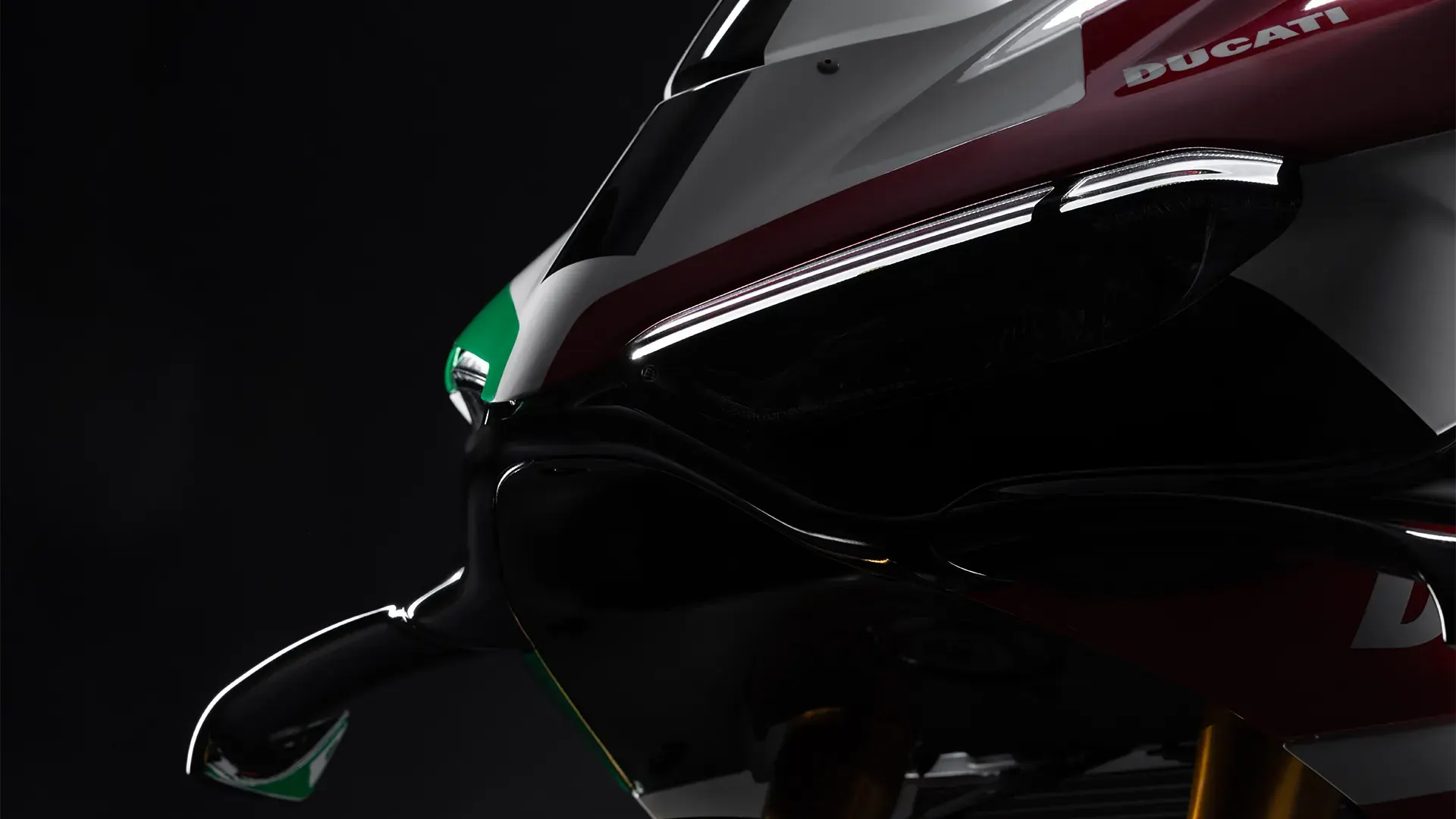 Panigale Tricolore — Óptica delantera