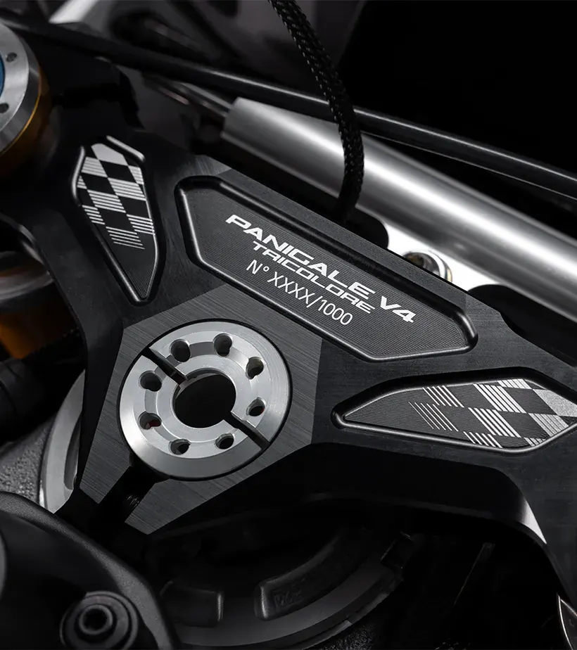 Panigale Tricolore — Placa numerada