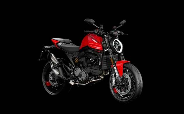 Ducati Monster, vista de tres cuartos