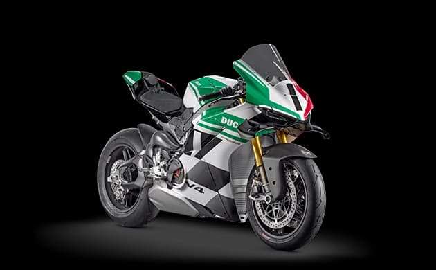 Ducati Panigale Tricolore, vista de tres cuartos